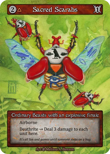 Sacred Scarabs — Beta — Sorcery: Contested Realms
