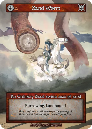 Sand Worm — Beta — Sorcery: Contested Realms