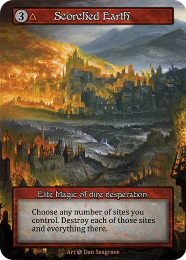 Scorched Earth — Beta — Sorcery: Contested Realm