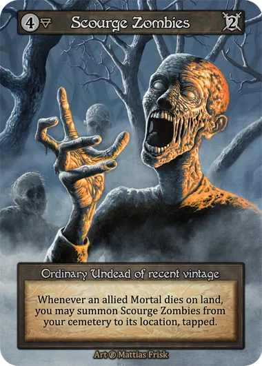 Scourge Zombies — Beta — Sorcery: Contested Realms