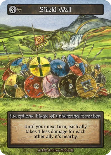 Shield Wall — Beta — Sorcery: Contested Realms