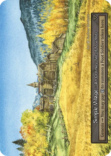 Simple Village — Beta — Sorcery: Contested Realms