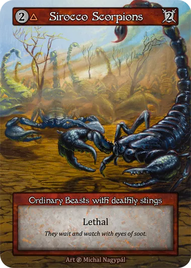 Sirocco Scorpions — Beta — Sorcery: Contested Realms