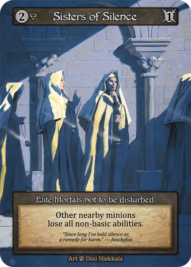Sisters of Silence — Beta — Sorcery: Contested Realms