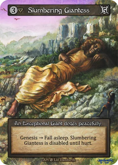 Slumbering Giantess — Beta — Sorcery: Contested Realms