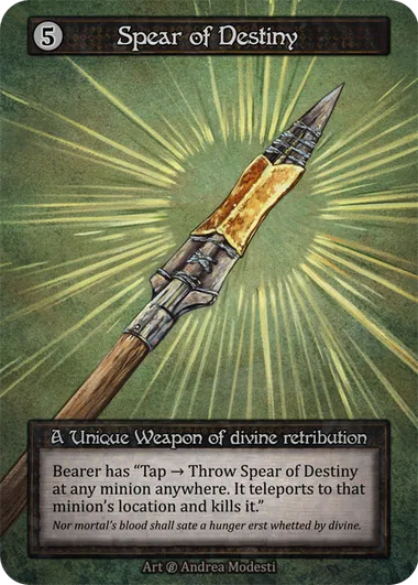 Spear of Destiny — Beta — Sorcery: Contested Realms