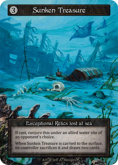 Sunken Treasure — Beta — Sorcery: Contested Realms