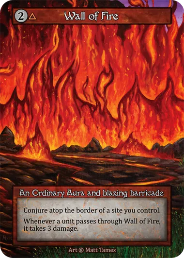 Wall of Fire — Beta — Sorcery: Contested Realms
