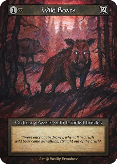 Wild Boars — Beta — Sorcery: Contested Realms