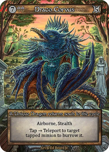 Draco Corvus — Dragonlord — Sorcery: Contested Realms