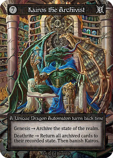 Kairos the Archivist — Dragonlord — Sorcery: Contested Realms
