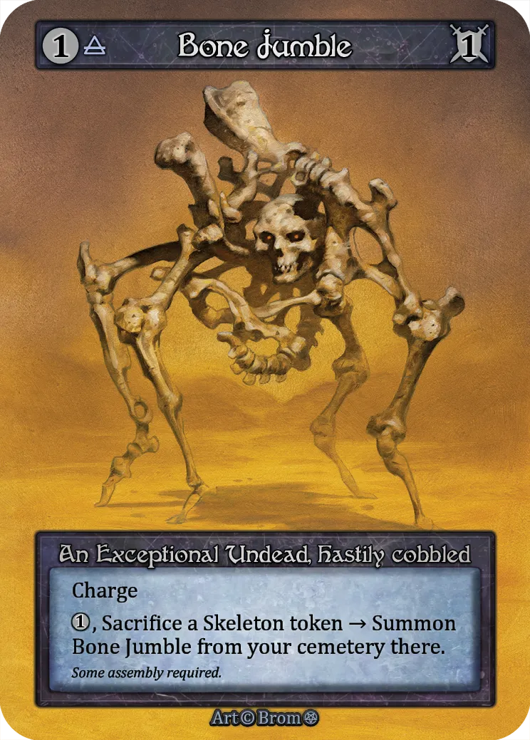 Bone Jumble — Gothic — Sorcery: Contested Realms