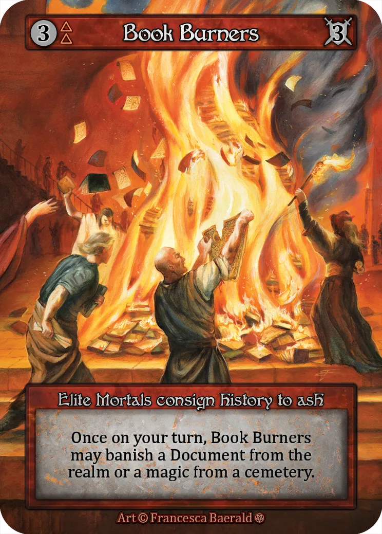 Book Burners — Gothic — Sorcery: Contested Realms