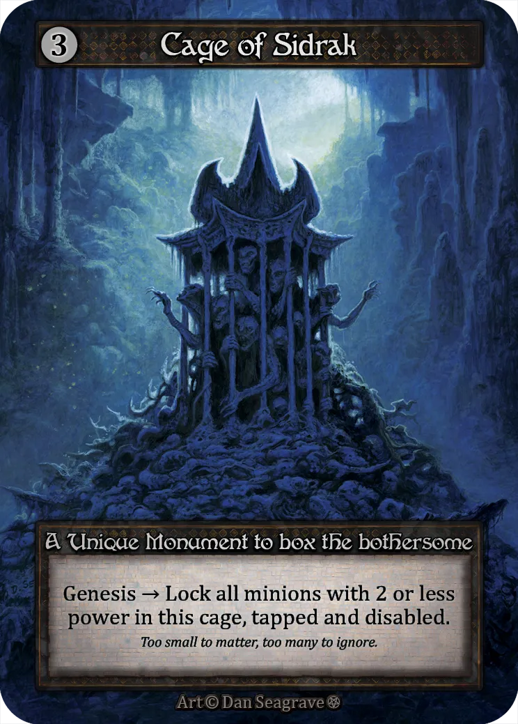Cage of Sidrak — Gothic — Sorcery: Contested Realms