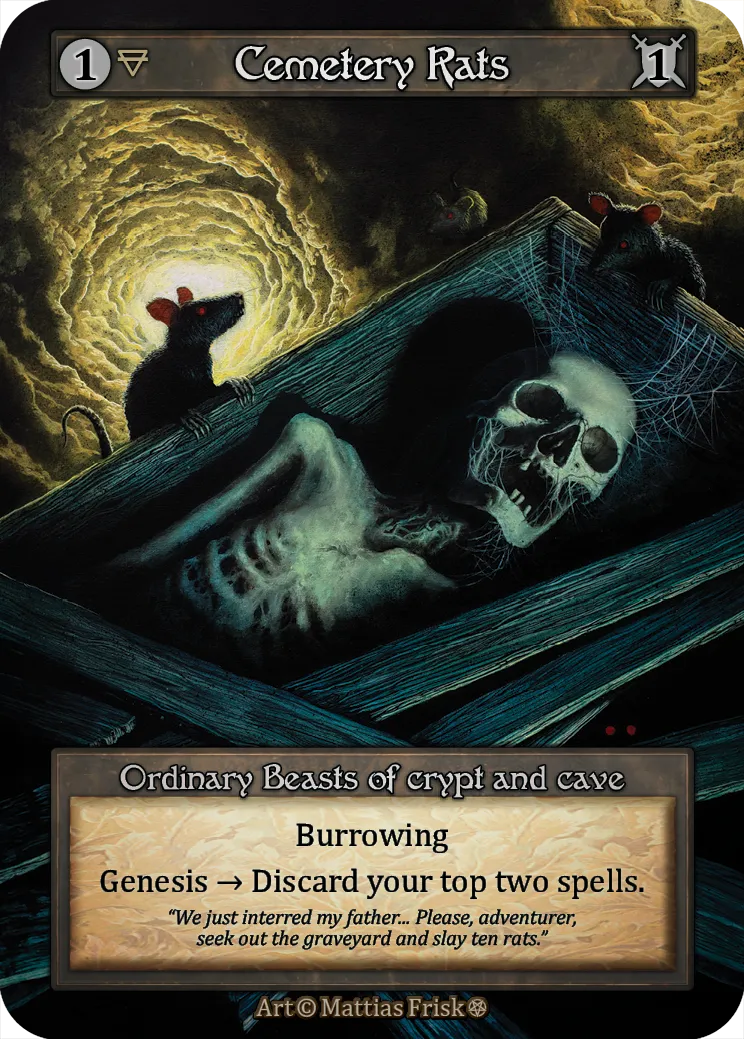Cemetery Rats — Gothic — Sorcery: Contested Realms
