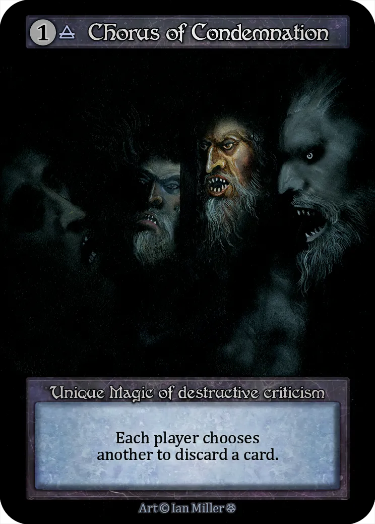 Chorus of Condemnation — Gothic — Sorcery: Contested Realm