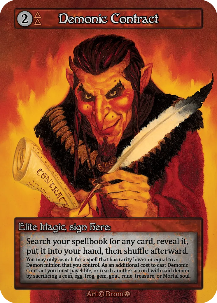Demonic Contract — Gothic — Sorcery: Contested Realms