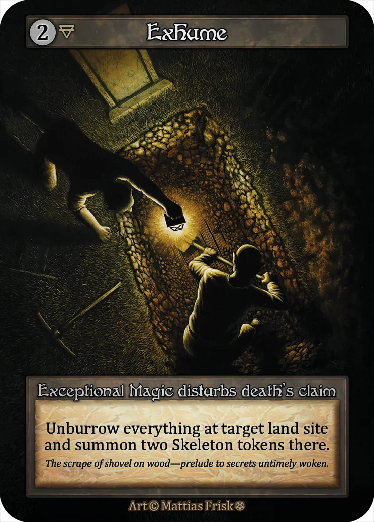 Exhume — Gothic — Sorcery: Contested Realms
