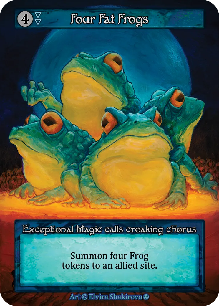 Four Fat Frogs — Gothic — Sorcery: Contested Realms