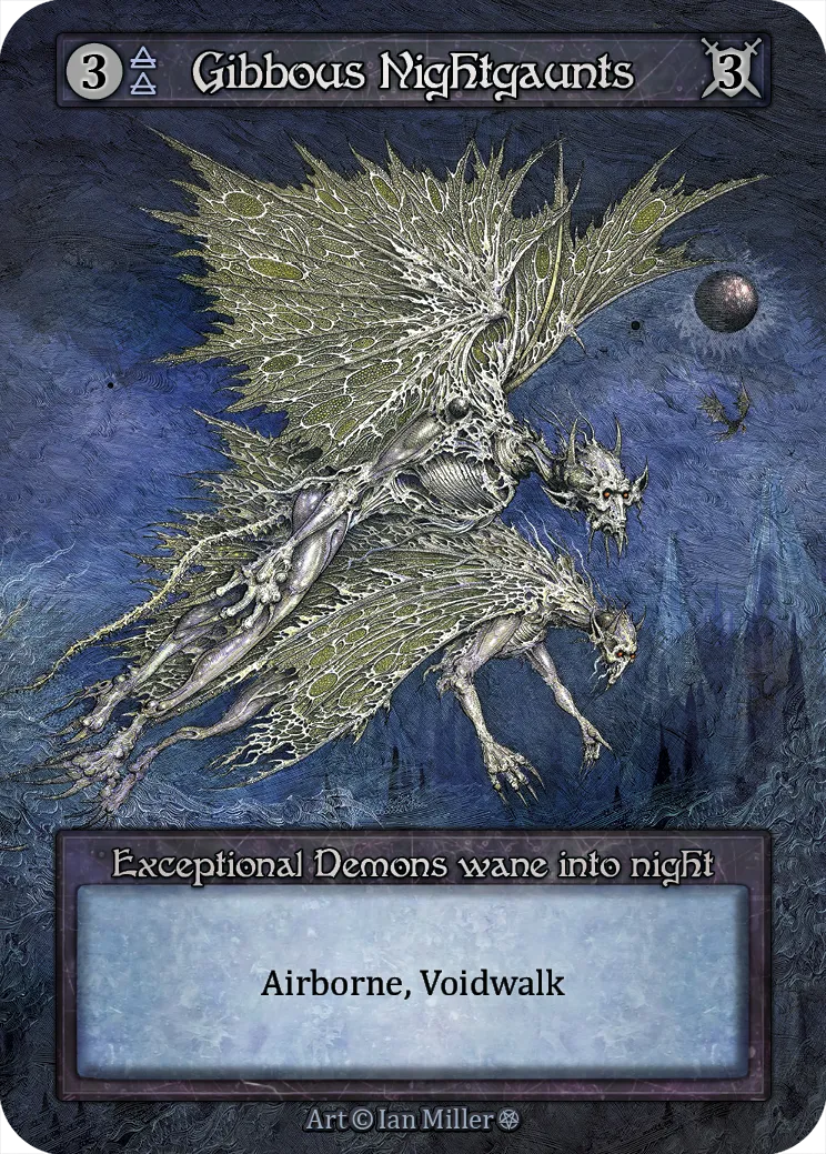 Gibbous Nightgaunts — Gothic — Sorcery: Contested Realms
