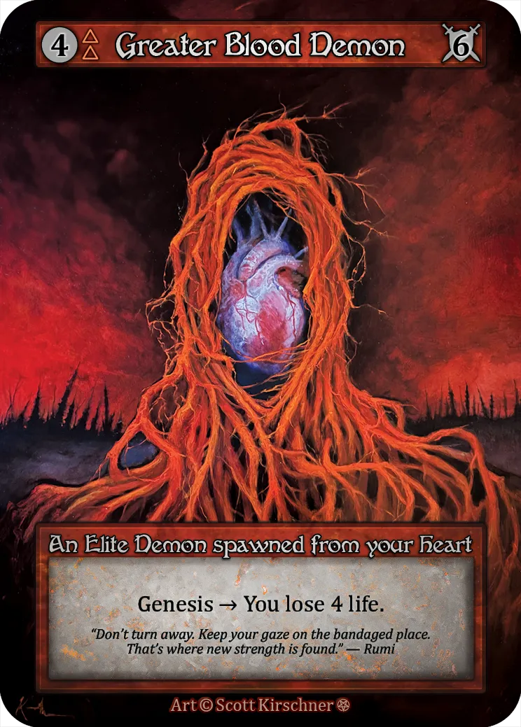 Greater Blood Demon — Gothic — Sorcery: Contested Realms