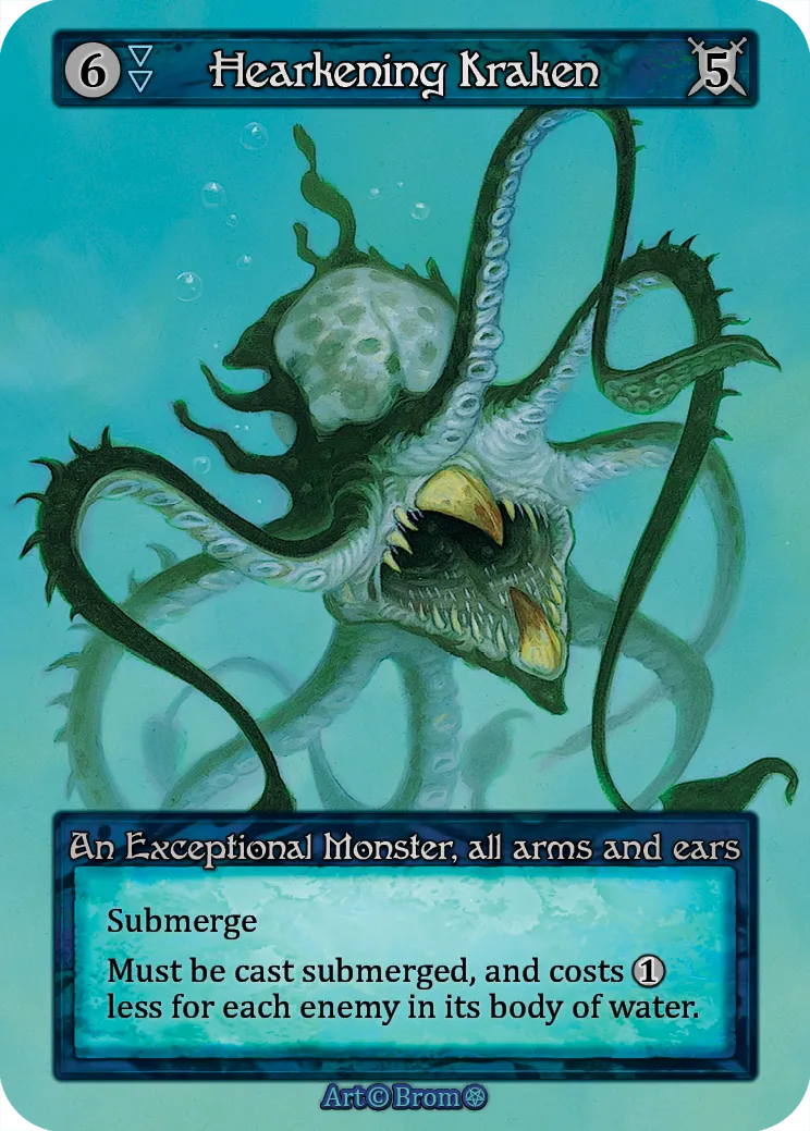 Hearkening Kraken — Gothic — Sorcery: Contested Realms