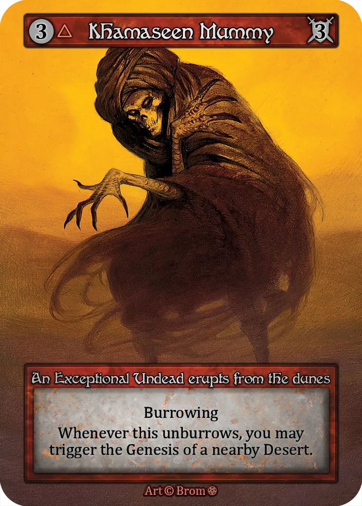 Khamaseen Mummy — Gothic — Sorcery: Contested Realms