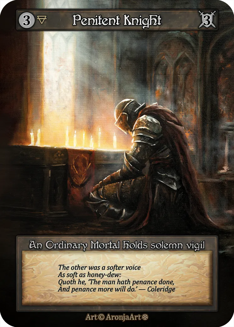 Penitent Knight — Gothic — Sorcery: Contested Realms