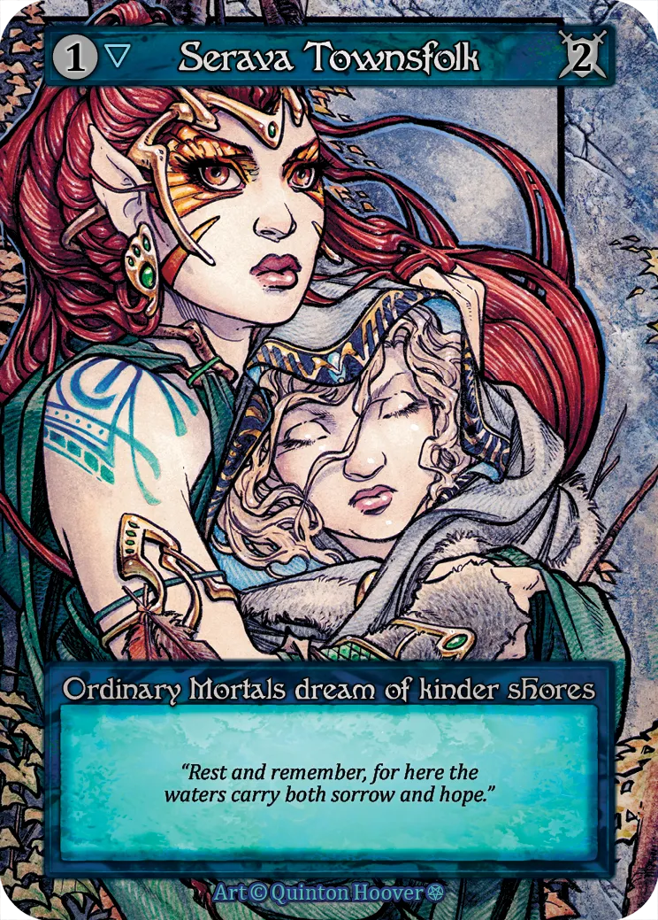 Serava Townsfolk — Gothic — Sorcery: Contested Realms