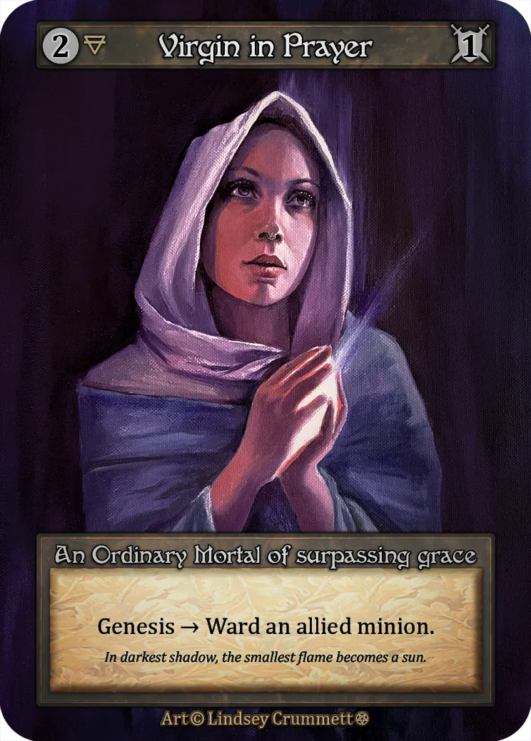 Virgin in Prayer — Gothic — Sorcery: Contested Realms