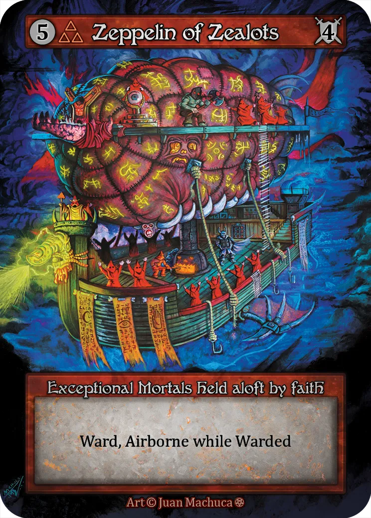 Zeppelin of Zealots — Gothic — Sorcery: Contested Realms