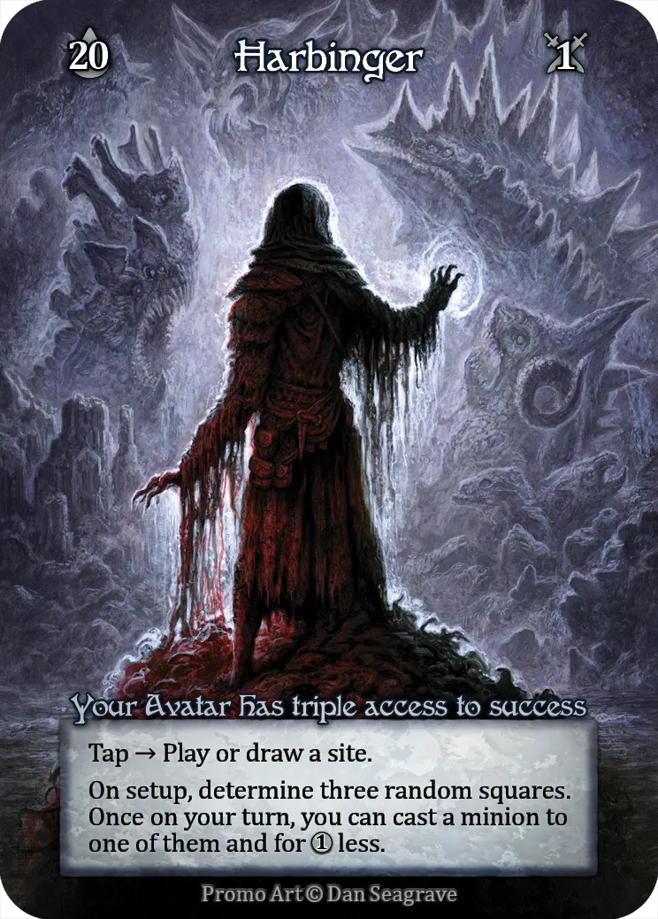 Harbinger — Promotional — Sorcery: Contested Realms