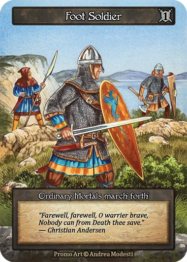 Foot Soldier (English) — Promotional — Sorcery: Contested Realms