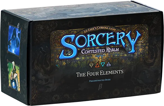 The Four Elementals Preconstructed Deck Box - Beta — Beta — Sorcery: Contested Realm