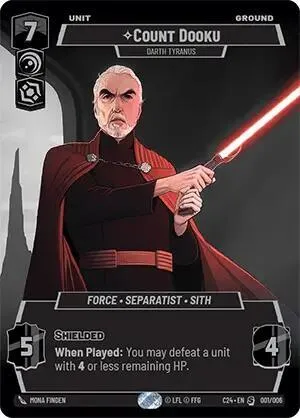Comte Dooku - Dark Tyranus — 2024 Convention Exclusive — Star Wars: Unlimited