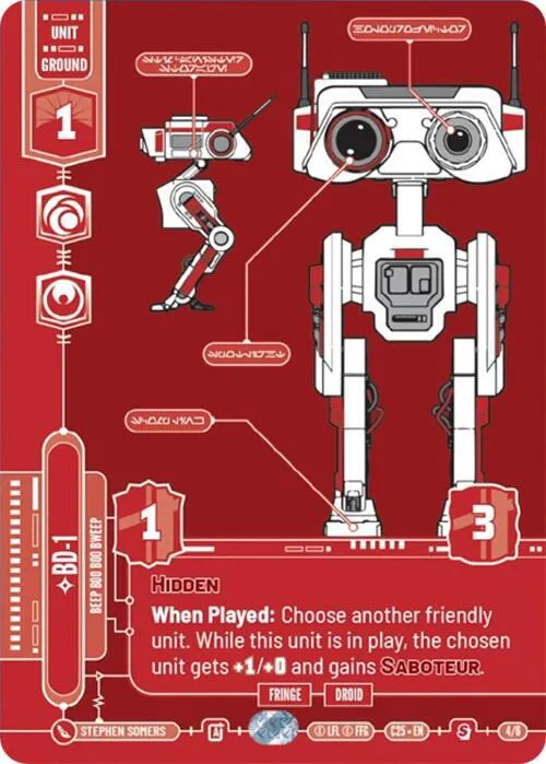 BD-1 - Beep Boo Boo Bweep — 2025 Convention Exclusive — Star Wars: Unlimited