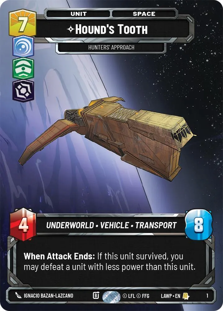 Hound's Tooth - Hunters' Approach — A Lawless Time: Weekly Play Promos — Star Wars: Unlimited