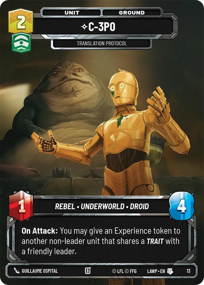 C-3PO - Translation Protocol — A Lawless Time: Weekly Play Promos — Star Wars: Unlimited