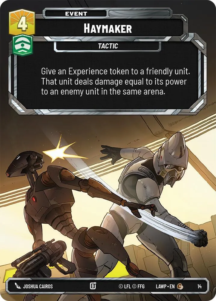 Haymaker — A Lawless Time: Weekly Play Promos — Star Wars: Unlimited