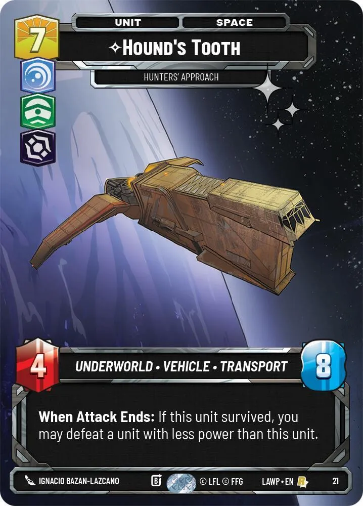 Hound's Tooth - Hunters' Approach — A Lawless Time: Weekly Play Promos — Star Wars: Unlimited