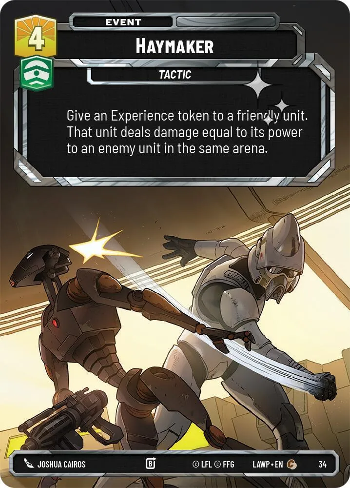 Haymaker — A Lawless Time: Weekly Play Promos — Star Wars: Unlimited