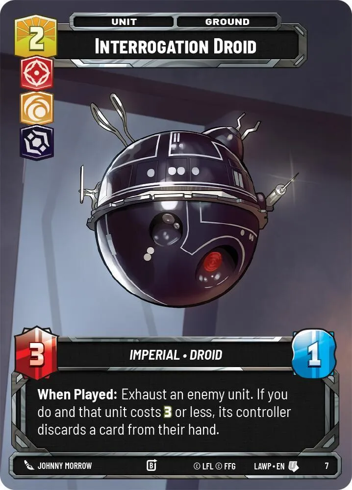 Interrogation Droid — A Lawless Time: Weekly Play Promos — Star Wars: Unlimited