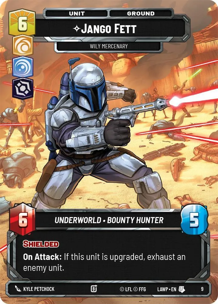Jango Fett - Wily Mercenary — A Lawless Time: Weekly Play Promos — Star Wars: Unlimited