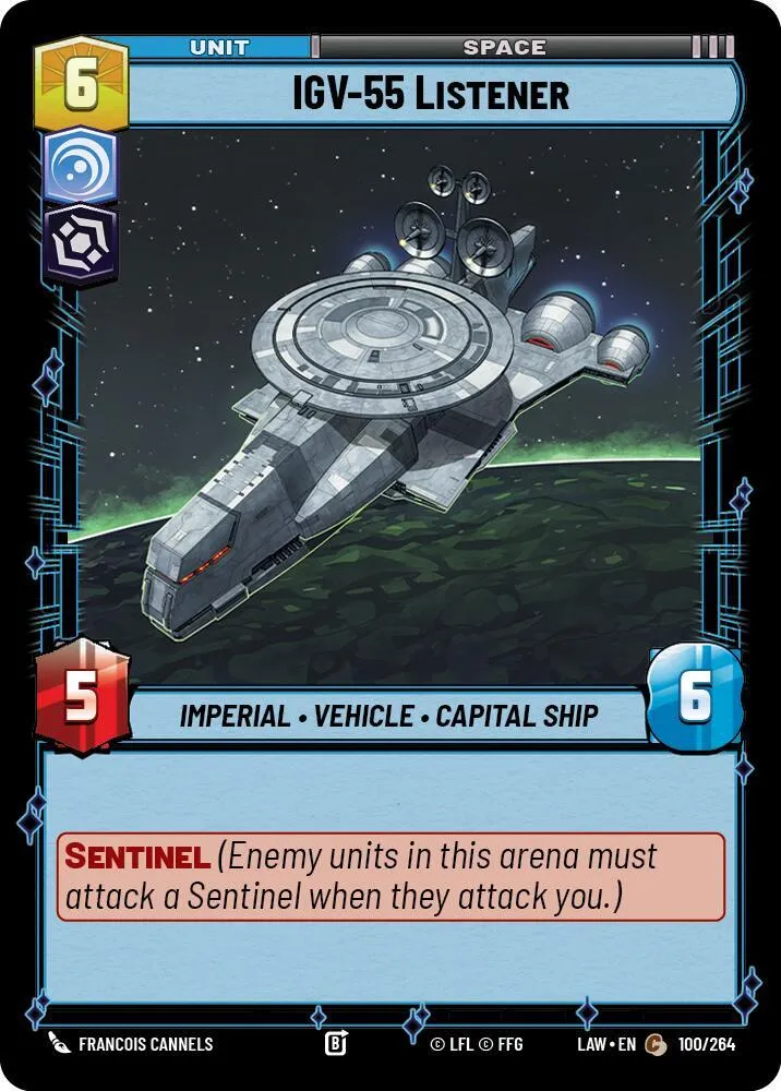 Vaisseau d'Écoute IGV-55 — A Lawless Time — Star Wars: Unlimited