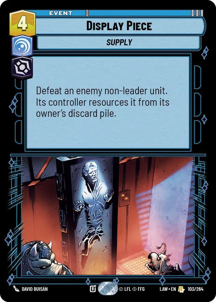 Display Piece — A Lawless Time — Star Wars: Unlimited