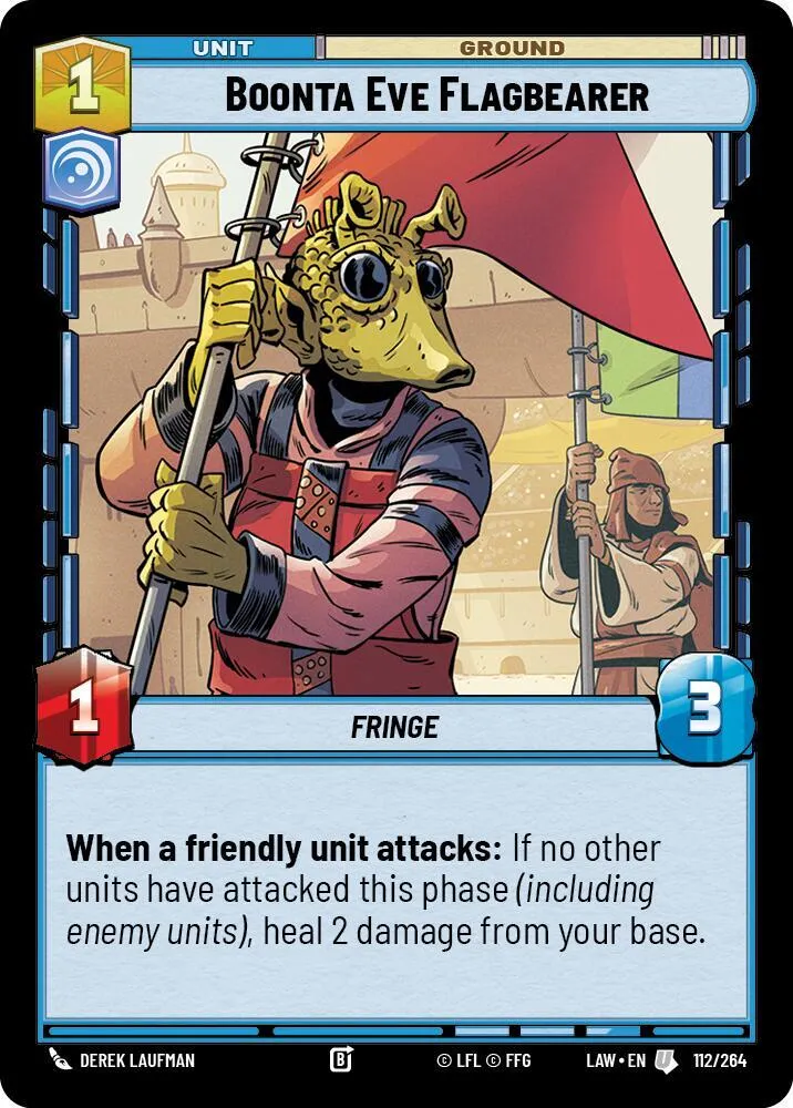 Porteur de Drapeau de la Boonta Eve — A Lawless Time — Star Wars: Unlimited