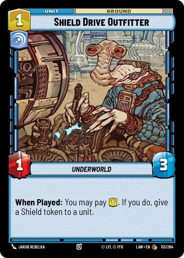 Fournisseur de Boucliers — A Lawless Time — Star Wars: Unlimited