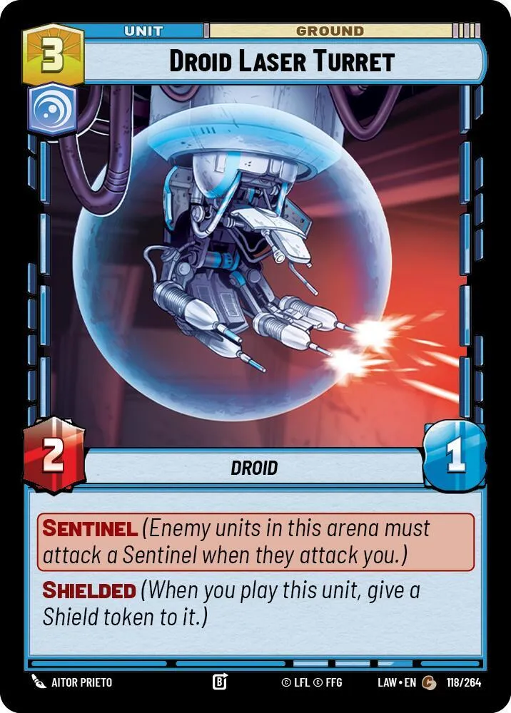 Droid Laser Turret — A Lawless Time — Star Wars: Unlimited
