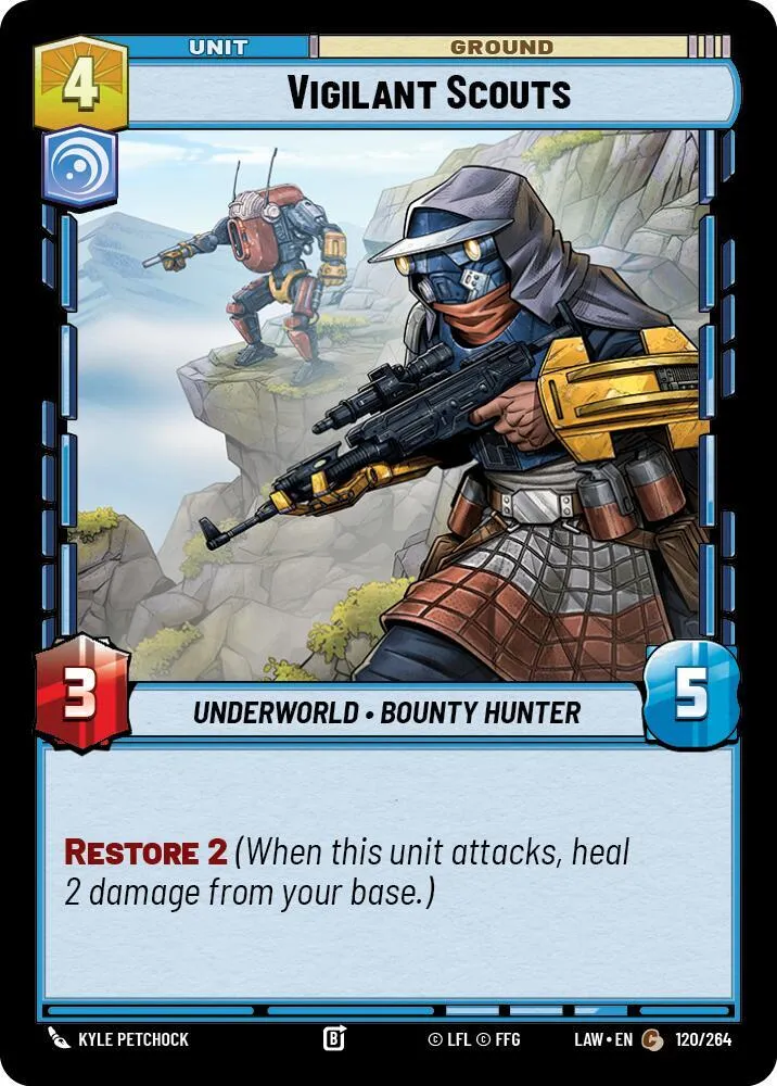 Vigilant Scouts — A Lawless Time — Star Wars: Unlimited