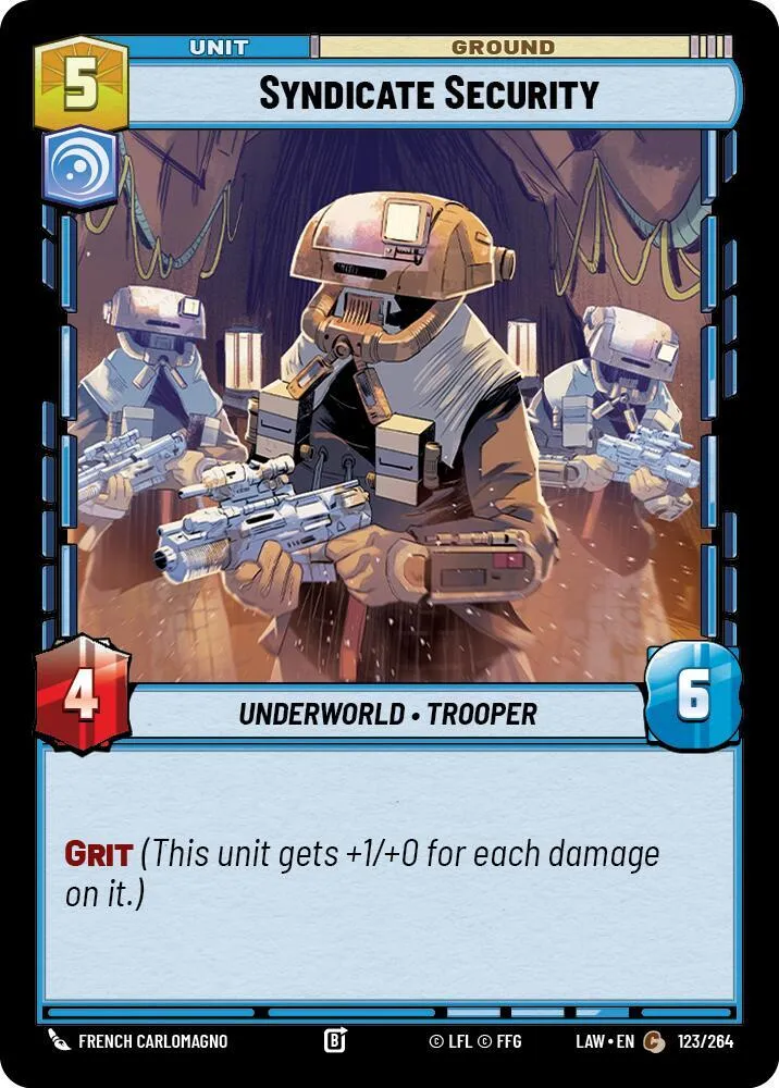Sécurité du Syndicat — A Lawless Time — Star Wars: Unlimited